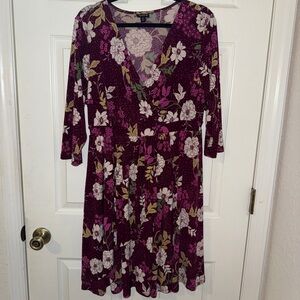 Torrid Purple Floral Top